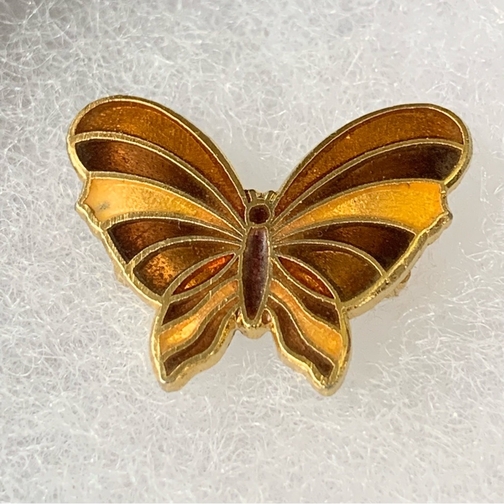 Vintage enamel Butterfly Brooch Pin - Picture 2 of 6